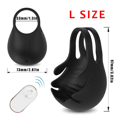 HESEKS 3-in-1 Vibrating Cock Ring