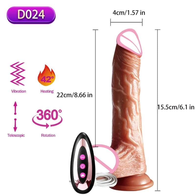 Realistic Dildo Vibration