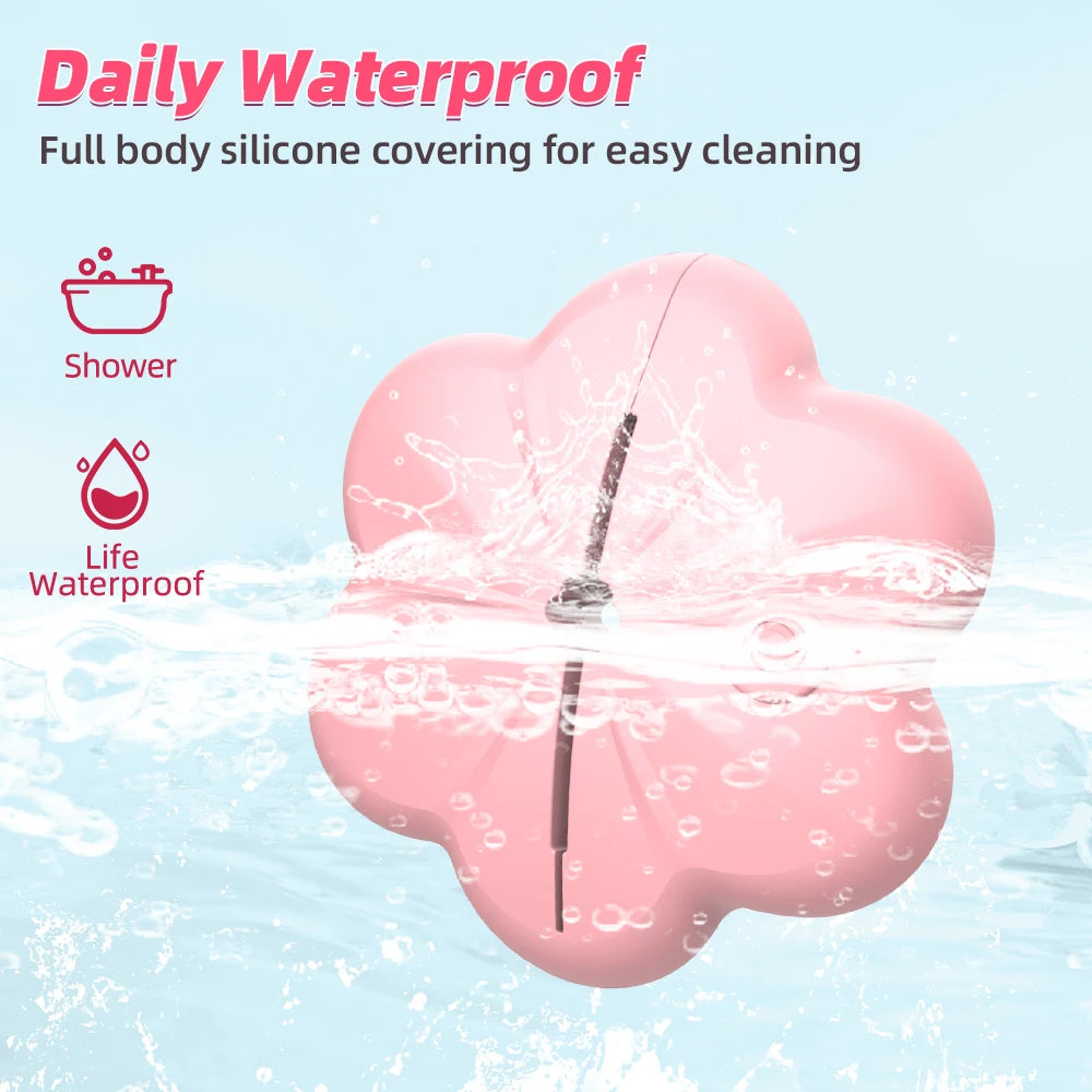 Rose Nipple Clamps Vibrator