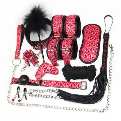 Premium Leather BDSM Bondage Set