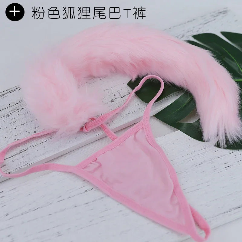 Cute Fox or Rabbit Tail Lingerie