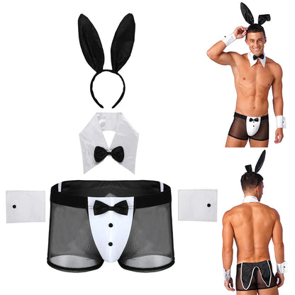Men’s Bunny Lingerie Set