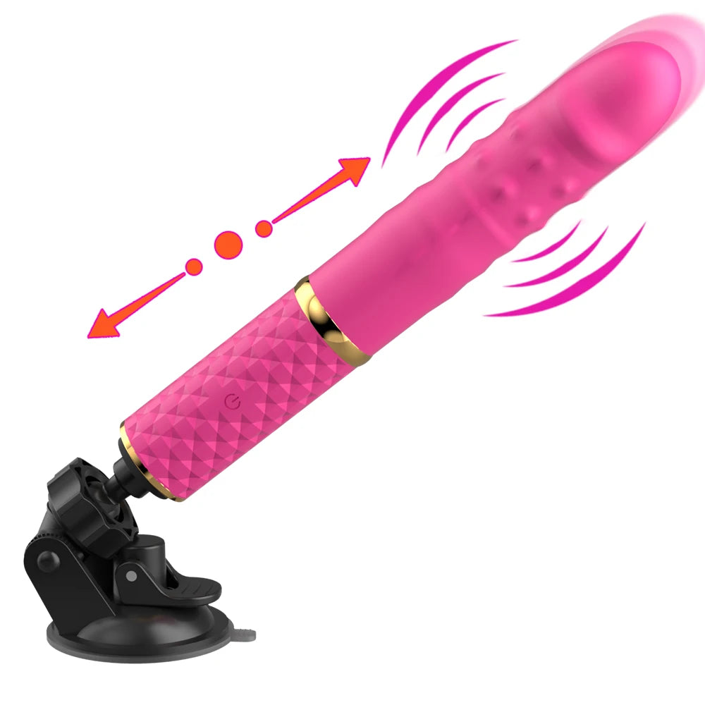 Luxe Bloom – Beginner Telescopic Dildo Vibrator