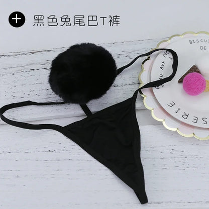 Cute Fox or Rabbit Tail Lingerie