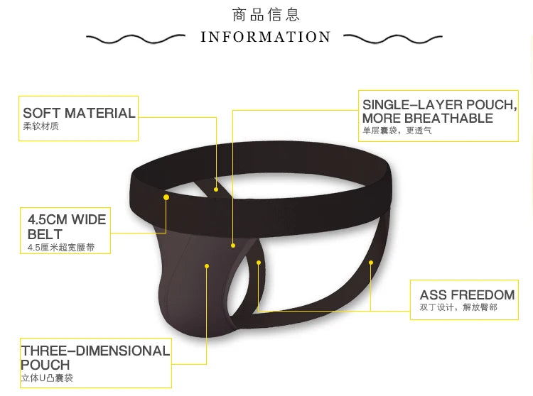 Men’s Sexy Athletic Jockstrap