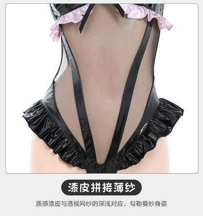 Leather Cat Woman Cosplay