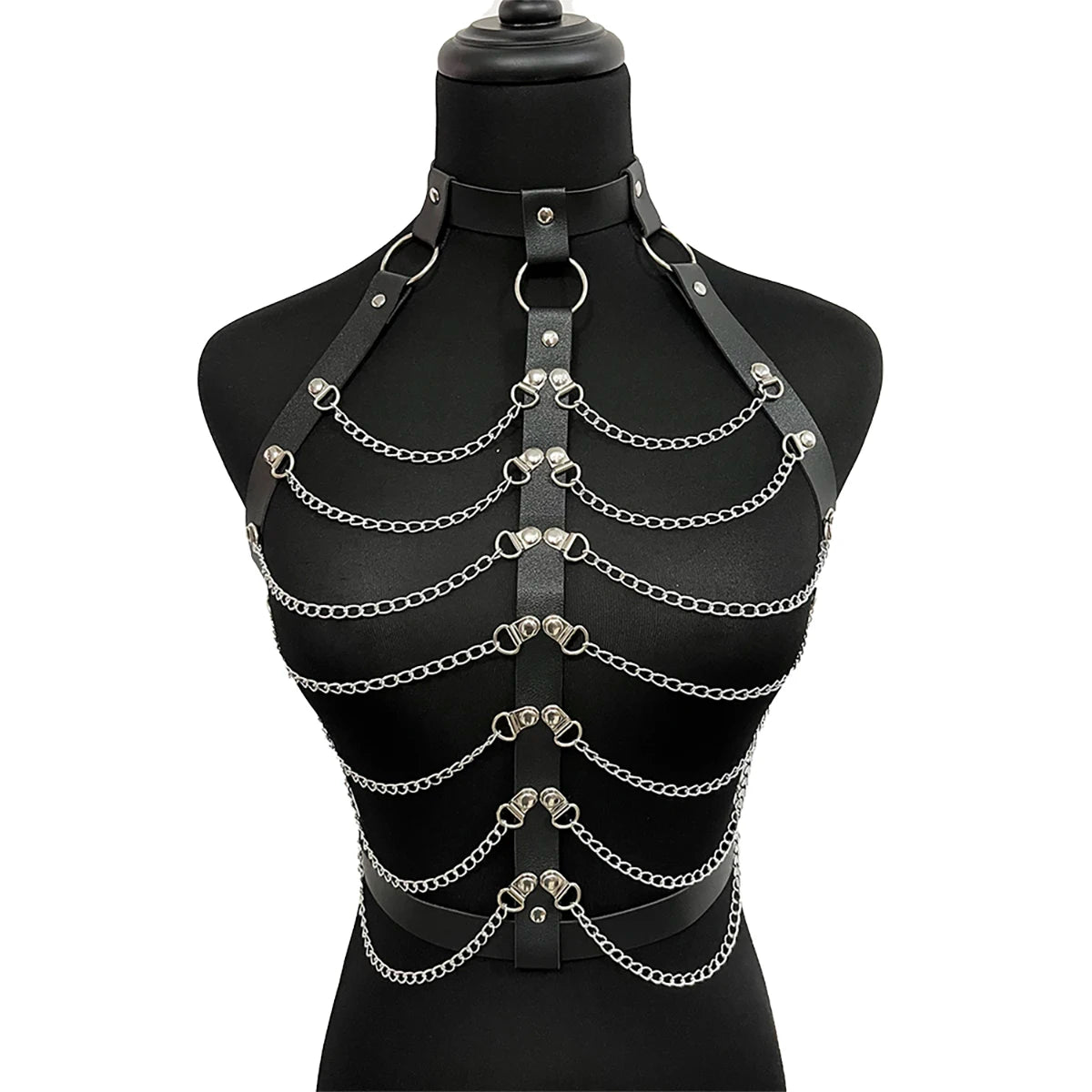 Sexy Leather Chest Harness