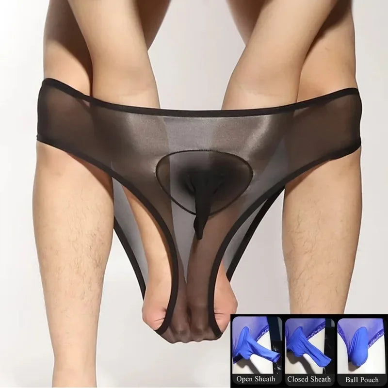 Glossy Sheer Men’s Panties