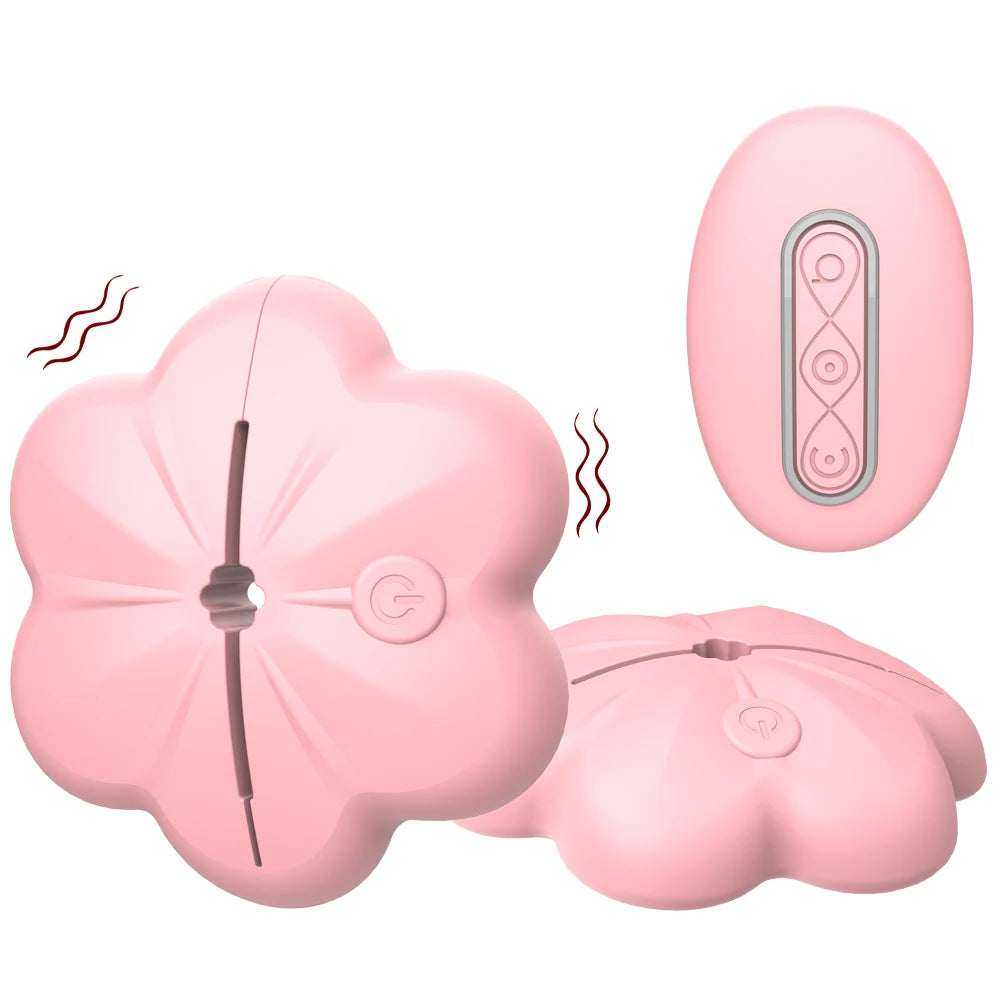 Rose Nipple Clamps Vibrator