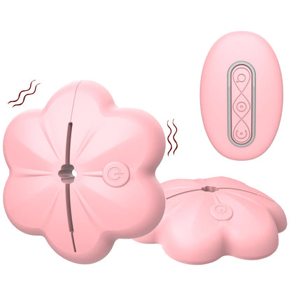 Rose Nipple Clamps Vibrator