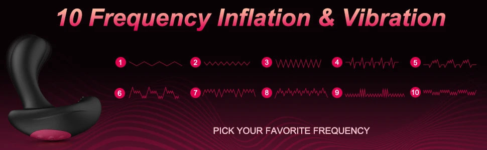 Inflatable Anal Vibrator