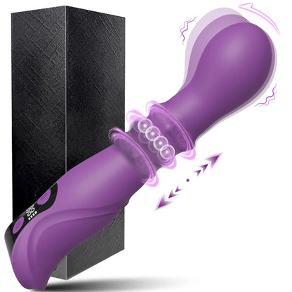 4-in-1 Rotating Squeeze Rabbit Vibrator