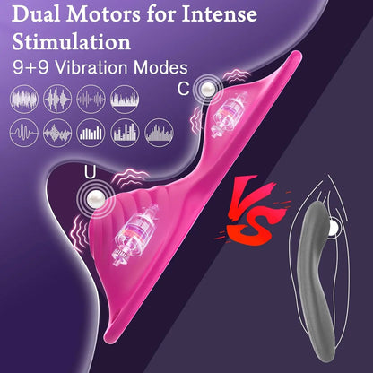 Butterfly Vibrator – Wearable Dual-Motor Pleasure