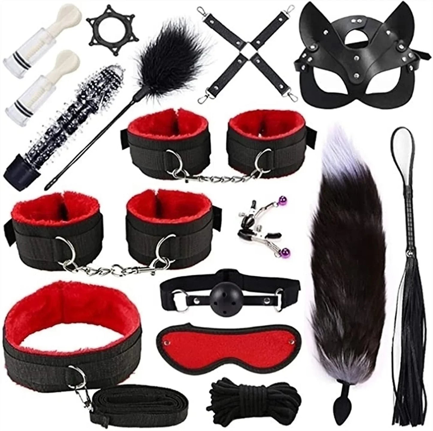 Premium Leather BDSM Bondage Set