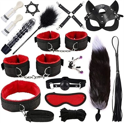 Premium Leather BDSM Bondage Set