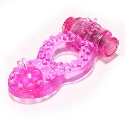 Crystal Butterfly Vibrating Cock Ring
